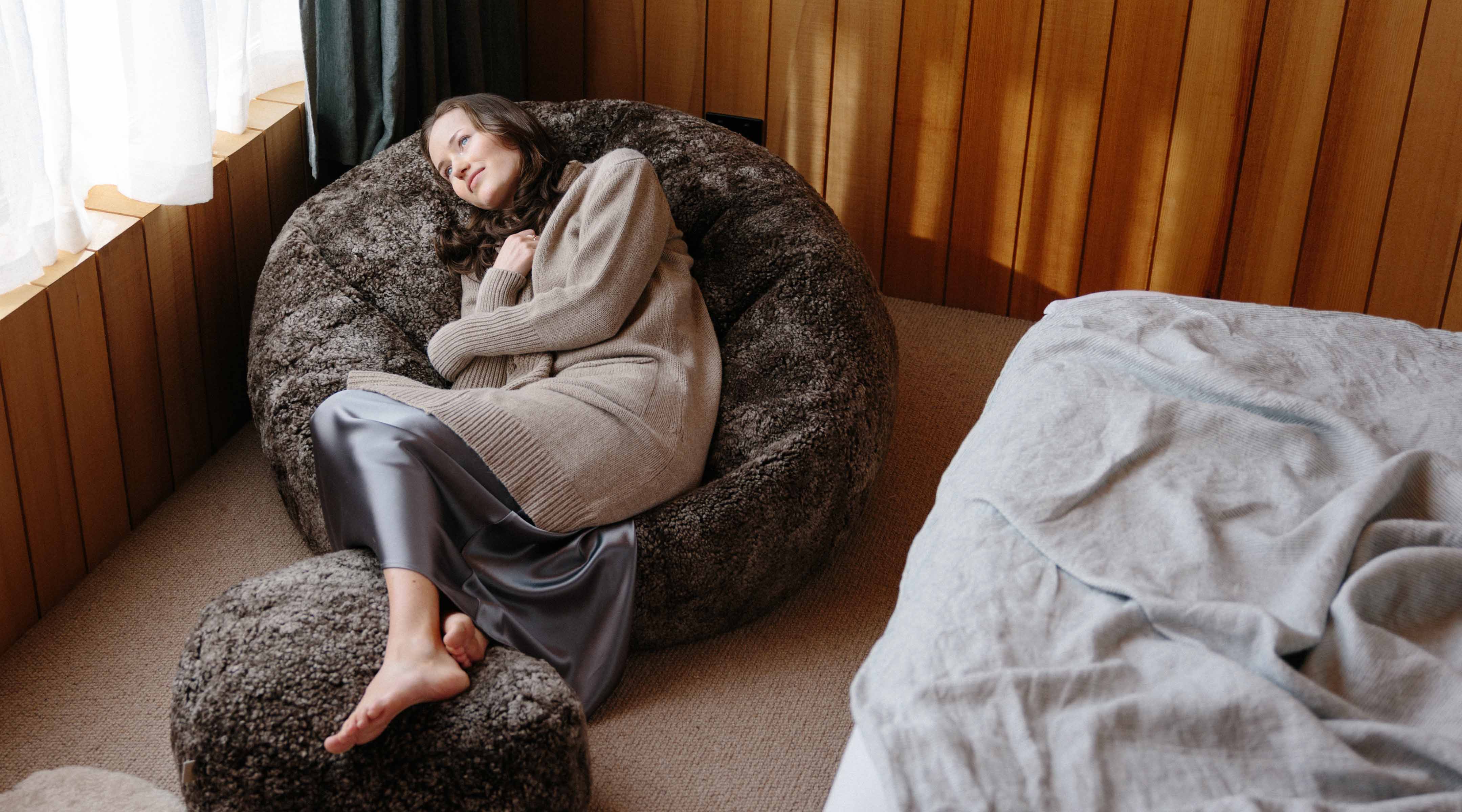 The Shaggy Bean Bag