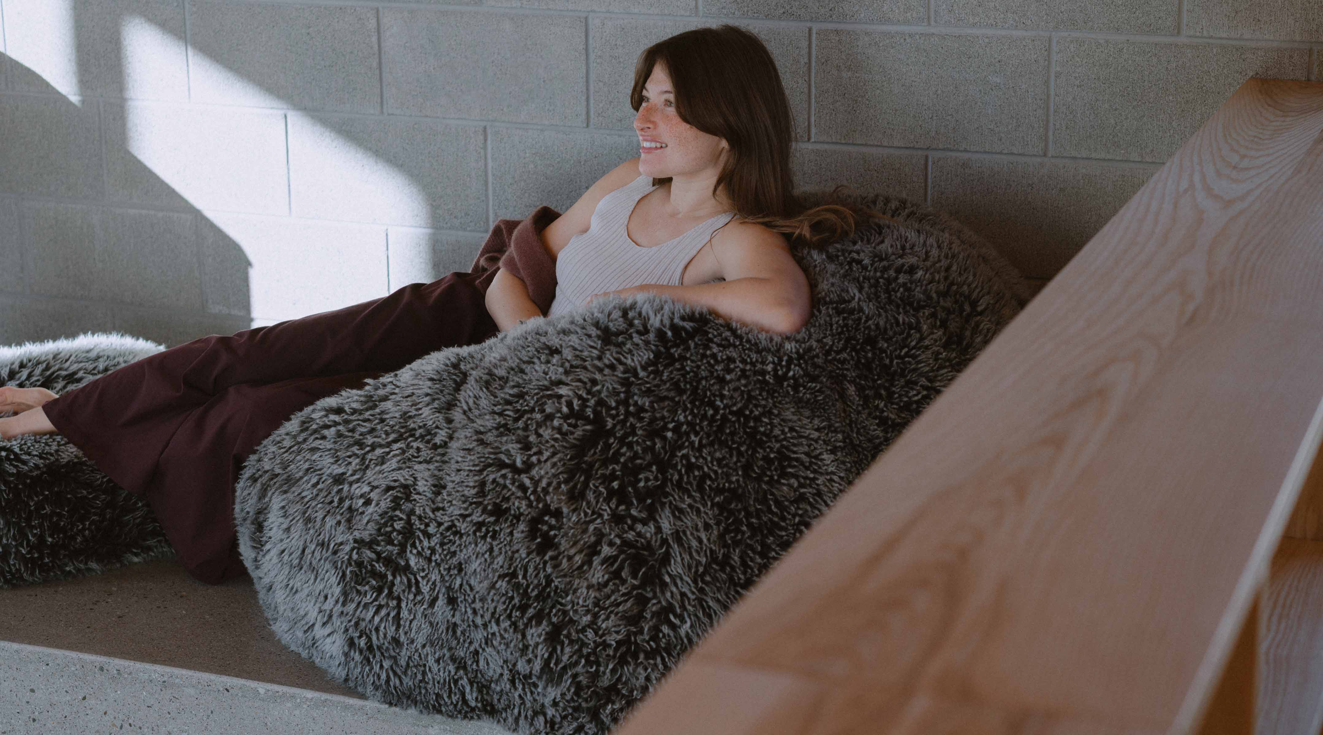 The Shaggy Bean Bag