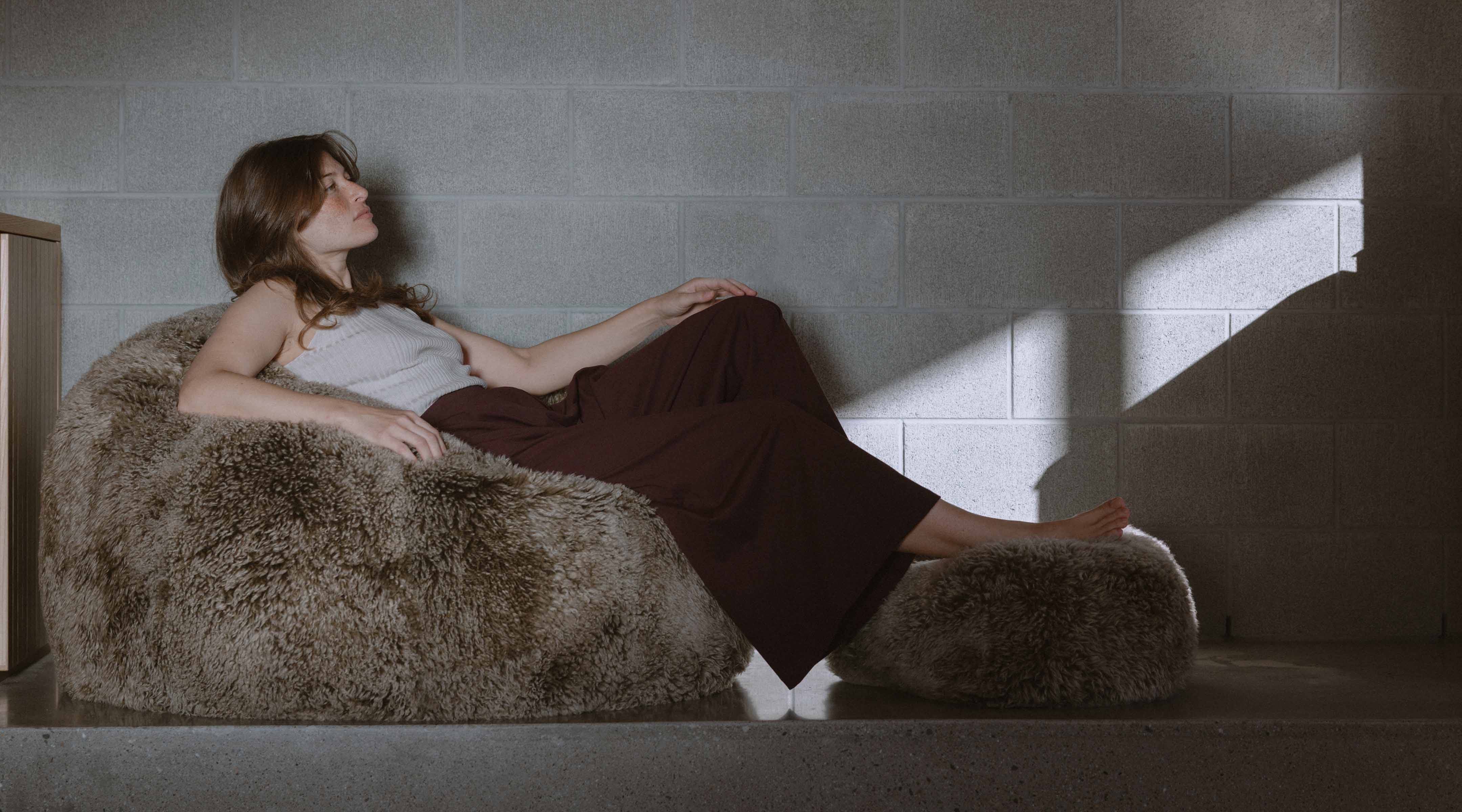 The Shaggy Bean Bag