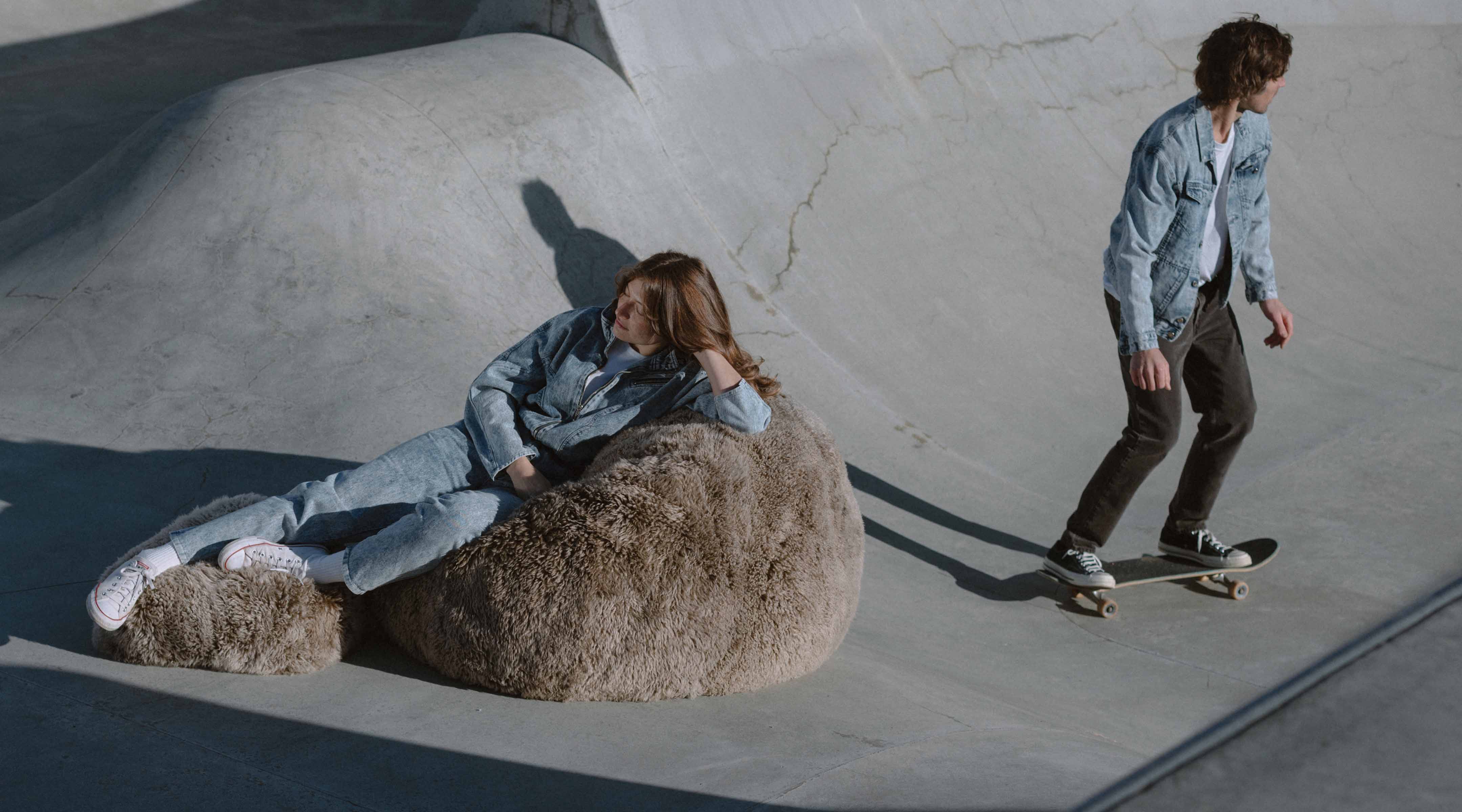 The Shaggy Bean Bag