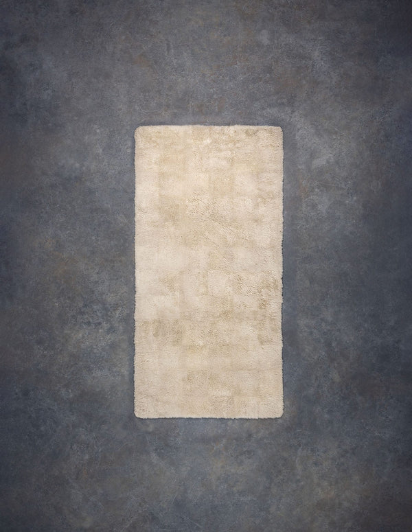 Small Rectangle 1.0x2.1m / Shaggy Wool / Matuki