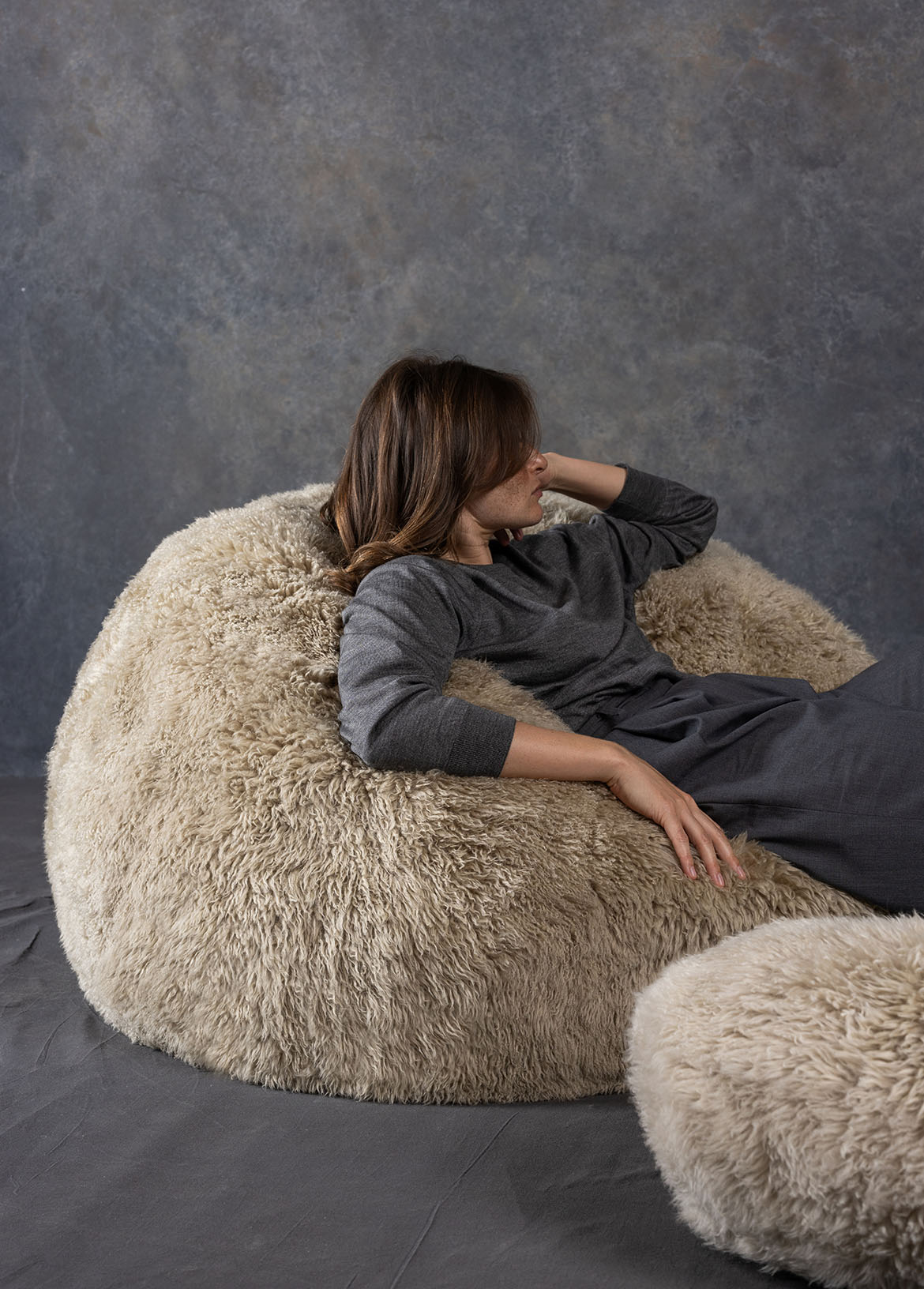 The Shaggy Bean Bag